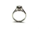 9ct White Gold Diamond Halo Ring