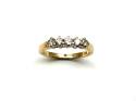 18ct Yellow Gold Diamond 5 Stone Ring