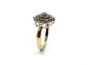 9ct Yellow Gold Diamond Cluster Ring