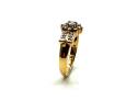 18ct Yellow Gold Diamond Cluster Ring