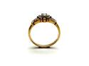 18ct Yellow Gold Diamond Cluster Ring