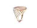 9ct Yellow Gold St George Ring