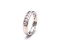 Platinum Channel Set Diamond Eternity Ring 0.75ct