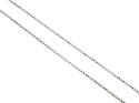 18ct White Gold Trace Chain 18 Inch