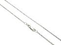 18ct White Gold Trace Chain 18 Inch