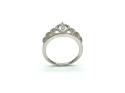 Silver CZ Princess Tiara Ring