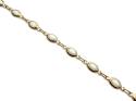 9ct Yellow Gold Opal Bracelet 7 1/4 Inch