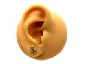 9ct Yellow Gold CZ Stud Earrings