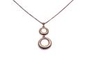 9ct Yellow Gold Double Loop Pendant