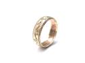 9ct Yellow Gold Patterned Wedding Ring