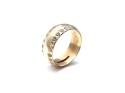 9ct Yellow Gold Patterned Wedding Ring