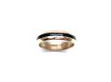 9ct Yellow Gold Enamelled Wedding Ring