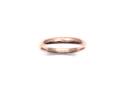 9ct Rose Gold Plain Wedding Ring