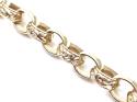 9ct Yellow Gold Oval Belcher Bracelet