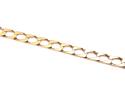 9ct Yellow Gold Flat Curb Bracelet