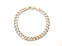 9ct Yellow Gold Flat Curb Bracelet