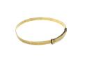 9ct Yellow Gold Patterned Bangle