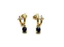 18ct Sapphire & Diamond Earrings