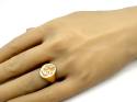 18ct Yellow Gold Seal Signet Ring