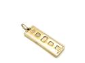 9ct Yellow Gold Ingot Pendant