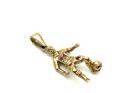 9ct Yellow Gold Footballer Charm