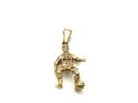 9ct Yellow Gold Footballer Charm