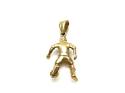 9ct Yellow Gold Footballer Charm