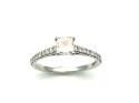 18ct Princess Cut Diamond Solitaire