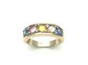 9ct Multi Sapphire & Diamond Eternity