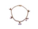 9ct Yellow Gold Pearl Bracelet