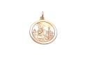 9ct Yellow Gold St.Christopher Pendant