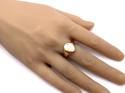 9ct Yellow Gold Plain Signet Ring