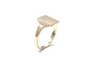 9ct Yellow Gold Square Signet Ring