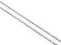 9ct White Gold Curb Chain 22 inch