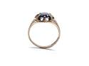 9ct Yellow Gold Garnet Solitaire Ring