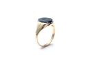 9ct Yellow Gold Haematite Ring