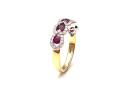 18ct Yellow Gold Ruby & Diamond Eternity Ring