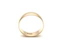 9ct Yellow Gold D Shaped Wedding Ring 6mm