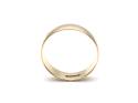 9ct Yellow Gold D Shaped Wedding Ring 6mm