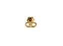 9ct Yellow Gold Infinity Labret Cartilage Earring