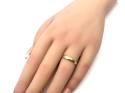 9ct Yellow Gold D Shaped Wedding Ring 3mm