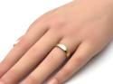 9ct Yellow Gold D Shaped Wedding Ring 5mm