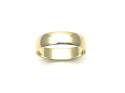 9ct Yellow Gold D Shaped Wedding Ring 5mm