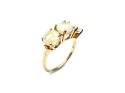 9ct Yellow Gold Opal 3 Stone Ring