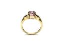 9ct Yellow Gold Sapphire & Diamond Ring