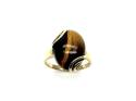 9ct Yellow Gold Tigers Eye Ring