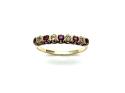 9ct Yellow Gold Ruby & Diamond Ring