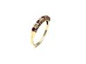 9ct Yellow Gold Ruby & Diamond Ring