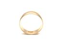 9ct Yellow Gold D Shaped Wedding Ring 6mm