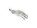 Silver Skeleton Hand Pendant